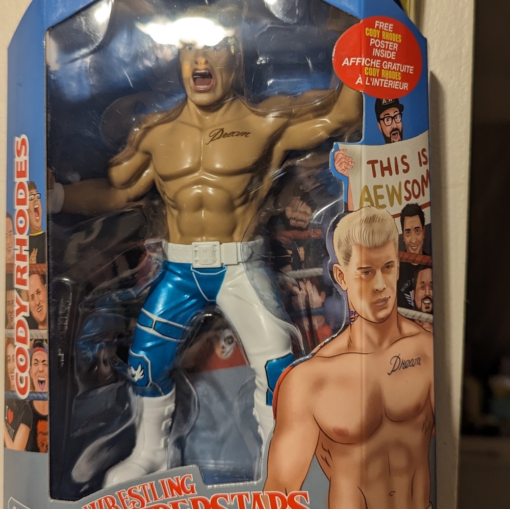4  AEW Figures Rhodes , Darby Allin, CM Punk , Ljn Inspired - Picture 5 of 10